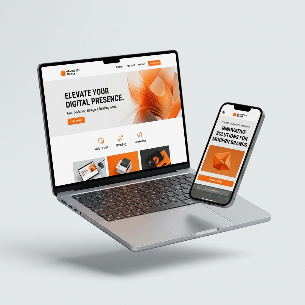 Premium Website Mockup
